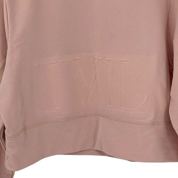 Ivory Lane Collective Peony Crop Sweatshirt Pink Soft Women Size 6 - Picture 4 of 6